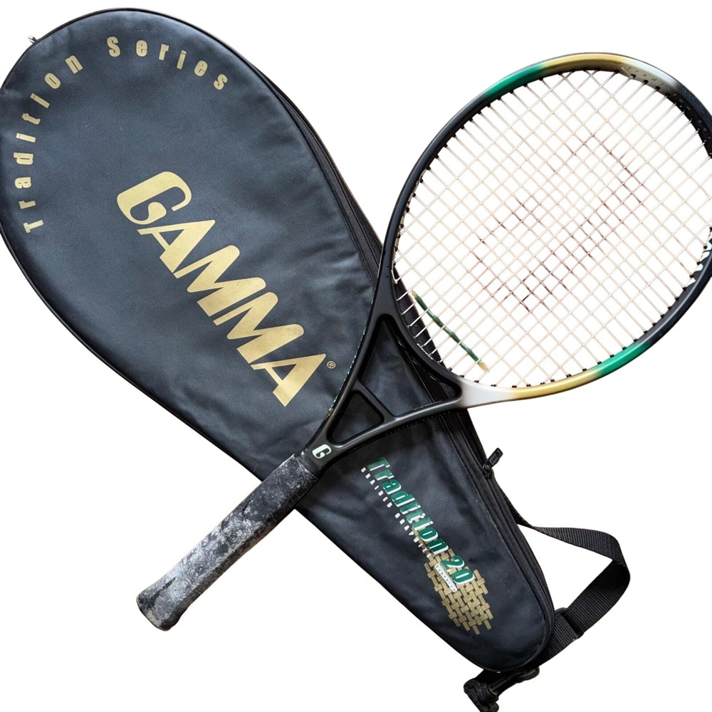 Gamma Tradition Series 20 Oversize Tennis Racquet 4 1/4 Braided Graphite Cover